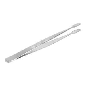 Stainless Steel Stamp Tweezer False Eyelash Tweezer Portable Stamp Nipper - Imagen 1 de 12