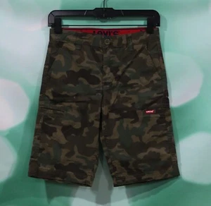 Levi's Boys Size 8 Flex Stretch Waistband Camouflage Cargo Shorts - Picture 1 of 3