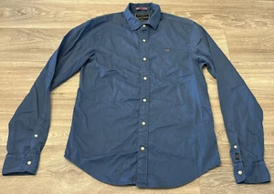 Scotch & Soda Shirt Mens S Blue Long Sleeve “My Favorite Shirt” Wake Up Call - Picture 1 of 13
