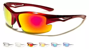 X-Loop Wrap Around Futuristic Semi-Rimless Sunglass Sports Winter Ski Motorcycle - Picture 1 of 7