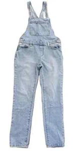 Girls XL 14-16 Old Navy Denim Blue Jean Overall Light Wash - Picture 1 of 4