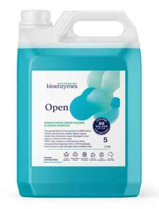 BioEnzymes OPEN Natural Enzyme Based Drain Cleaner Contains Live Bacteria - Picture 1 of 7