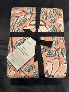 West Elm Harmon Floral Cotton King/ Cal King Duvet NWT Burnt Umber - Picture 1 of 6