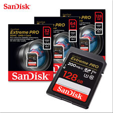 SanDisk Extreme PRO 16GB 32GB 64GB UHS-I/U3 V30 SDHC/SDXC Flash Memory Card 4K