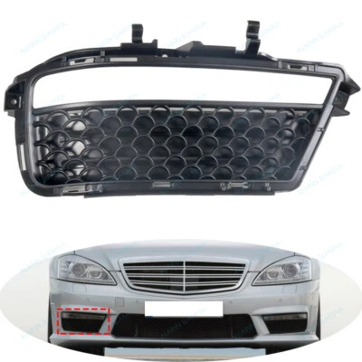 Cubierta de luz antiniebla delantera rejilla t para Mercedes Benz S63 S65 W221 2006-2013, derecha Foto 1 de 4