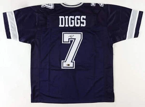 Trevon Diggs Dallas Signed Custom Home Football Jersey (PIA) - Picture 1 of 3