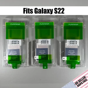 Pure Gear Screen Protectors for Samsung Galaxy S22 - 3x HD Clear Glass - Picture 1 of 9