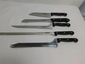 A4 - Ronco Showtime Six Star 5pc Knife Set: #'s 1, 2,3,4,10 - Picture 1 of 6