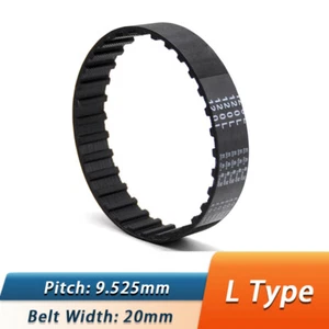 L Type Rubber Timing Belt Width 20mm Pitch 9.525mm Closed Loop Synchronous Belts - Picture 1 of 8