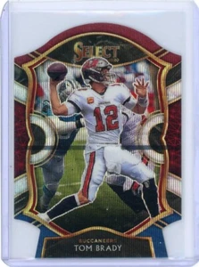Tom Brady 2020 Panini Select Concourse nivel tricolor troquelado Prizm - Imagen 1 de 2