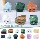 Natural Crystal Buddies,Natural Crystal Hedgehog, Cute Crystal Animal, A4P7