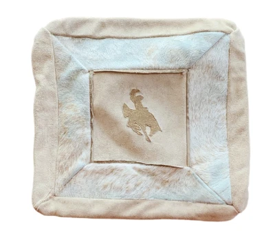 Funda de almohada de cuero gamuza cabaña vaquero bucking bronco caballo western Foto 1 de 4