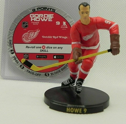 Imports Dragon NHL Hockey Vintage Edition Gordie Howe Detroit Red Wings 2.5" Cover