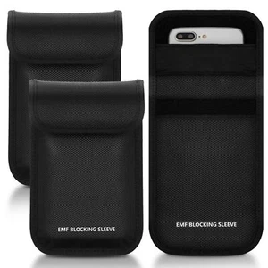 3 Pcs Faraday Bag Security Pouch Smartphone Sleeve Weatherproof Nylon Signal ... - Picture 1 of 6