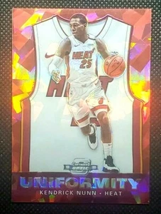 2019-20 Panini Contenders Optic Uniformity Red Cracked Ice #1 Kendrick Nunn SP - Picture 1 of 2
