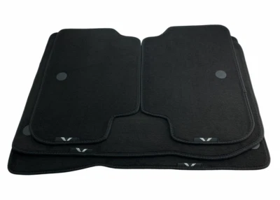 Alfombrillas para Infiniti con emblema de rayas blancas alfombras a medida para todos los modelos Foto 1 de 4