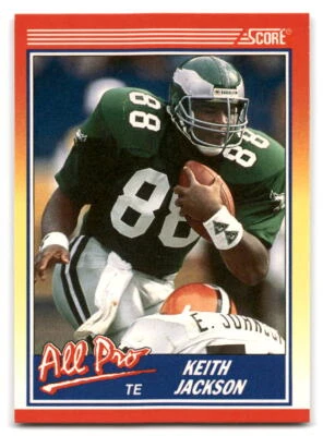 Keith Jackson 1990 Score FOOTBALL #588 Philadelphia Eagles - Image 1 of 2