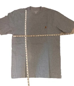 NWOT Carhartt Shirt Mens Medium Gray Pocket Tee Loose Fit Heavyweight Workwear - Picture 1 of 4