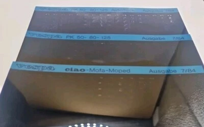 3× VESPA Microfiche PK50-80-125/ CIAO MOFA-MOPED Ausgabe 07/84 - Bild 1 von 4