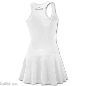 STELLA McCARTNEY Adidas RENDIMIENTO DE TENIS VESTIDO DE MALLA FLORAL Camisa Top Talla M Nuevo con Etiquetas - Imagen 1 de 3