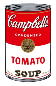 Campbells Tomato by Andy Warhol A1 Canvas Print - Bild 1 von 1