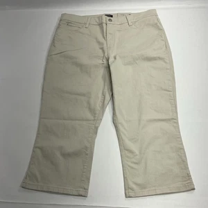 NYDJ Marilyn Lift-Tuck Technology Clay Crop Jeans Women's Size 18 - Picture 1 of 10