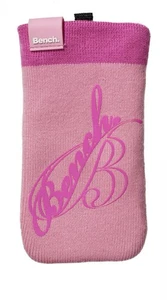 Bench Smartphone Cleaning Case / Sock (Samsung, iPhone, HTC, Huawei) Pink - Picture 1 of 2