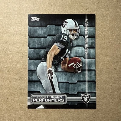 2015 Topps "Past & Present Performers" Amari Cooper/Bo Jackson #PPP-CJ Raiders Foto 1 de 2