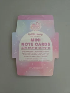 HELLO KITTY 50th ANNIVERSARY/MINI NOTE CARDS/Leave Special Notes/New - Picture 1 of 3