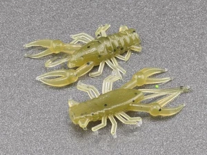 (30) 1" MINI CRAW "SOUTHERN MOSS" Crappie Panfish Jig Crawfish Soft Plastic - Picture 1 of 2