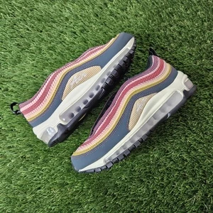 Womens Size 6 Nike Air Max 97 Multi Color Corduroy Sneakers FB8454-300 NEW - Picture 1 of 5