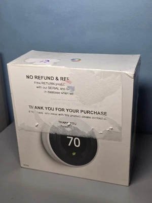 Google Nest Learning Termostato (3ª Generación) - T3017US - Sellado Foto 1 de 4