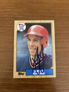 1987 Topps #558 Greg Gagne Autograph SS Twins…$1.25 Ship - Picture 1 of 2