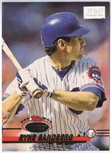 1993 Topps Stadium Club Ryne Sandberg 1st Day Production card #366 - Picture 1 of 2