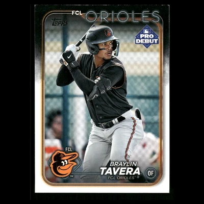 Braylin Tavera Rookie #PD-161 2024 Topps Pro Debut FCL Orioles Baseball Card MLB - Image 1 of 3