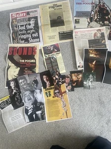 The Pogues/Shane MacGowen Bundle/irish/punk/kirsty/roxy/prints &A4/oasis/Clash - Picture 1 of 21