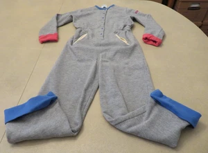 Absorba Girls Size 6x Jumpsuit One Piece Long Sleeve Gray w/Accents Cotton/Acryl - Picture 1 of 9