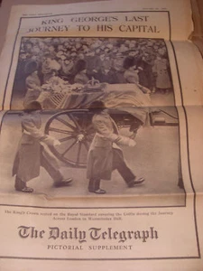 Telegraph Pictorial Supplement: King George 24/01/1936 - Picture 1 of 1