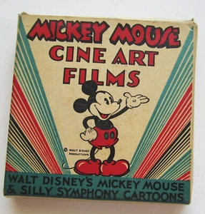 Vintage 8 mm Alkali Ike Mickey Mouse Cine Art Films Reel In Box very Good Shape - Picture 1 of 4