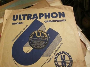 ULTRAPHON CZECH 12" RECORD 78 RPM 14085 "Z MELODIE DO MELODIE" EXCELLENT - Picture 1 of 6