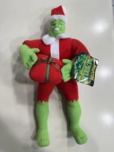 Peluche Babbo Natale 13" Marvel Incredible Hulk 2003 nuovo con etichette personaggio Kellytoy - Foto 1 di 4