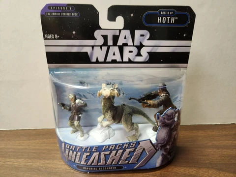 Star Wars Battle Pack Unleashed   Imperial Encounter Battle of Hoth NEW UNOPENED Cover