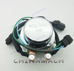 24V Battery Relay Switch Assembly fit for Kobelco SK200-8 260-8 250-8 Excavator - Picture 1 of 6