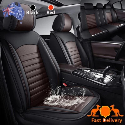 for Peugeot 206 306 Car Seat Covers Front Rear 3D Leather Cushions Waterproof - image 1 of 4