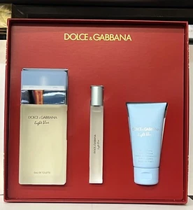 Light Blue by Dolce and Gabbana for Women - 3 Pc Gift Set - Picture 1 of 5