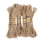 10pcs Natural Jute Twine Ribbon for Gift Packing & Crafts