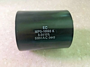 Condensador de polipropileno 3uf 530VAC 10 % Electronic Concepts MP3-16693K Unlytic® - Imagen 1 de 7