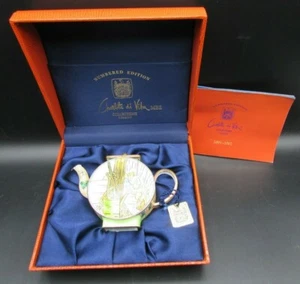 Charlotte di Vita Emaille Teekanne im Blumenschuppen BP006 MIB - Bild 1 von 9