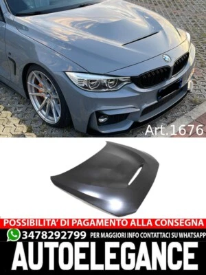 1676 COFANO ANTERIORE ADATTO PER SERIE 3 F30 F31 SERIE 4 F32 F33 F36 LOOK GTS - Imagen 1 de 4