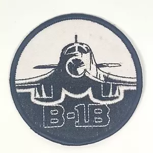 Parche de bombardero B1-B de la Fuerza Aérea de los Estados Unidos 2 colores NUEVO stock antiguo ¡BONITO! Lancer B1 B - Imagen 1 de 2